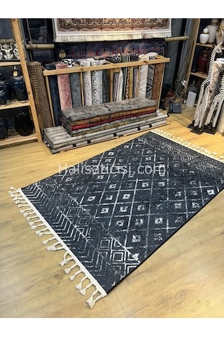 Salerno Çamaşır Makinesinde Yıkanabilir Kilim Halı Hs1010 Çok Renkli
