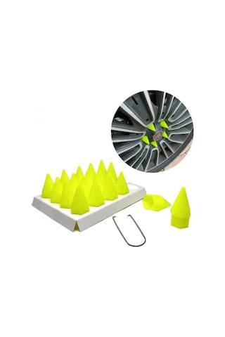 Sivri Mermi Bijon Kapağı Sökme Aparatlı Fosfor Yeşil 19 Mm