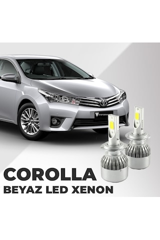 Oyota Corolla Uyumlu 2004-2012 Şimşek Etkili Sis Led Xenon Far Ampulü