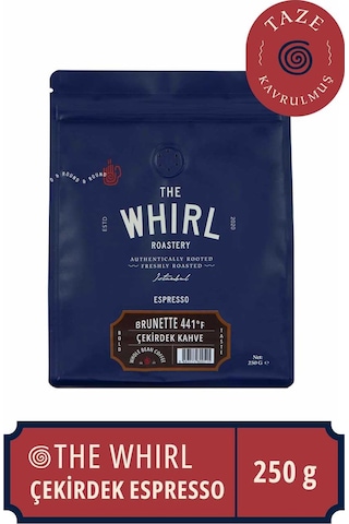 The Whirl Espresso Brunette 441°F Çekirdek Kahve 250 G