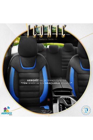 Otom Iconic Design Ekstra Destekli Oto Koltuk Kılıfı 550061877