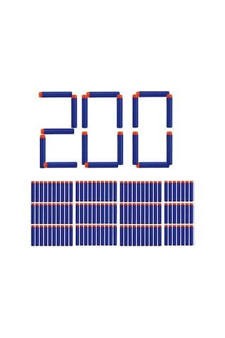 Yumuşak Sünger Mermi 200'lü Yedek Mermi Soft Bullet