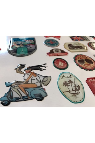 Vespa Set Damla Sticker N11.42736
