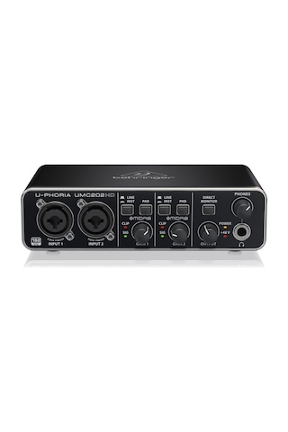 Behringer Umc202Hd Midas Pre.2X2. 24 Bit / 192 Khz Usb Ses Kartı