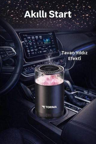 Torima Tcf-01 Araç Kokusu Hava Nemlendirici & Hareket Algılamalı Koku Makinesi Qingying Weiyang Esansı Aromaterapi Difüzör