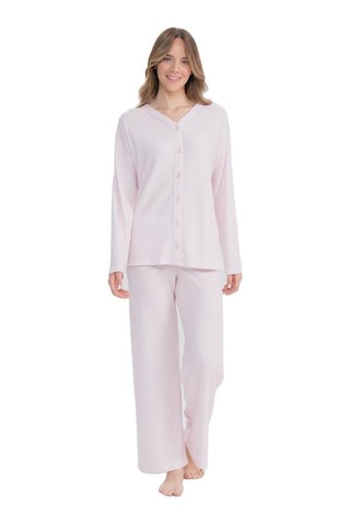 U.S. Polo Assn. U.s Polo 17097 Önden Düğmeli Pijama Takım 001