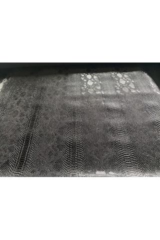 Timsah Desen Suni Deri 100 X 140 -siyah Siyah