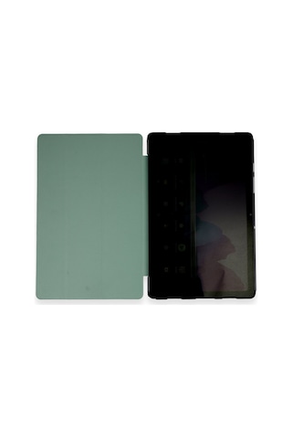 Galaxy Uyumlu T970 Tab S7 Plus 12.4 Kılıf Tablet Smart Kılıf - Koyu Yeşil Diğer