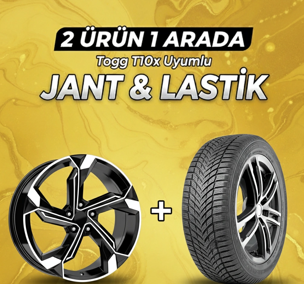 Togg T10x Nokian225/60R18 4Mev.Las.4 Ad.Yıl:2025+DY1708BD18"Jant 4Ad.