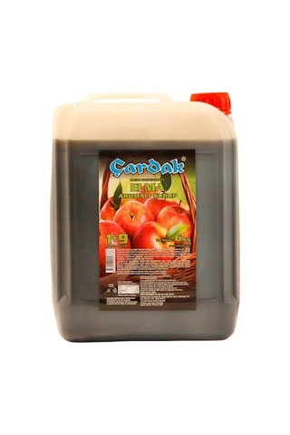 Beyaz Çardak Elma Aromalı Konsantre Şurup 6 KG