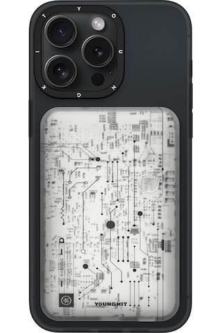 Youngkit Tech Serisi 15 W 5000 mAh Hızlı Şarj Özellikli Wireless Powerbank - Beyaz