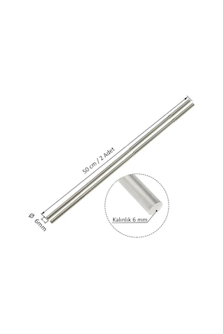 6 Mm Alüminyum Çubuk Yuvarlak Mil 438456200