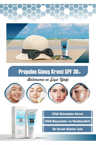 Propoleo Cilt Açıcı Güneş Kremi SPF30+ 2 x 75 ML