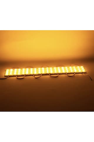 Point 3 Ledli Parmak Led Modül 1.5w 2835 Smd Mercekli 12v-20 Adet Sarı