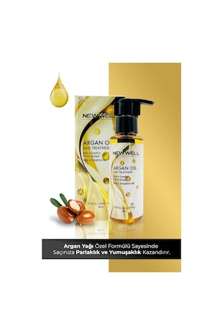 New Well Argan Özlü Saç Bakım Yağı 100 ML