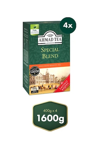 Ahmad Tea Special Blend Dökme Siyah Çay 4 Lü Avantaj Paket 1.6 Kg 4 X 400 Gr