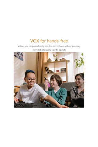 Tenfowee Kızıl Pembe 8 Kanal 3 Km Uzaklıkta Konuşan Radyo, Otomatik Gürültü Engelleme Vox Fonksiyonu, Kamp, Dağa Çıkma, Bisiklet Turu İçin, 0.5w Güç, Avrupa Frekansı Pil Yok