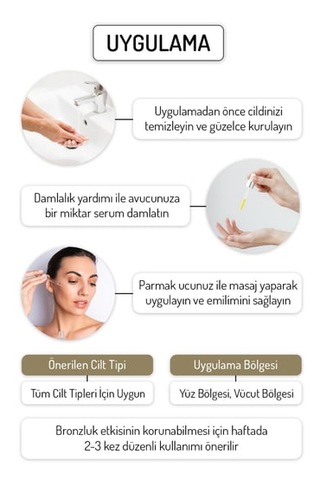 Elaine Perine Güneşsiz Bronzlaştırıcı Serum Kendiliğinden Eşit Ve
