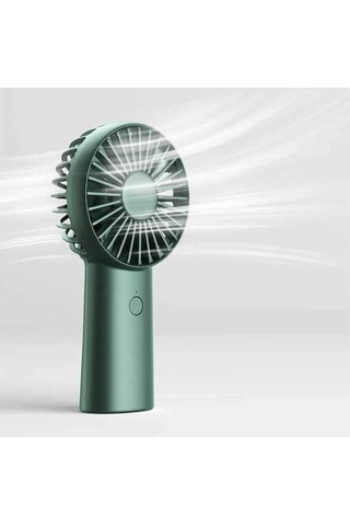 Ebitda Taşınabilir 4000mah El Fanı - Yeşil, 16 Saat Soğutma, Mini Usb Şarjlı