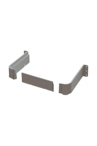 Mesan Yeni Nesil Gider Kapama Plastik  Gri 30cm (0204)