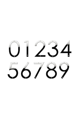 Tenfowee 5 İnç Paslanmaz Çelik 3d Ev Numara Sayı 3 - Siyah Kaplama, Hava Ve Isı Dayanıklı Modern Ev İmzası