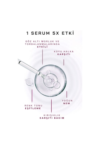 Woo Skin Expert Academy Göz Altı Torba Halka Morluk Karşıtı Karşıtı Serum 50 ML