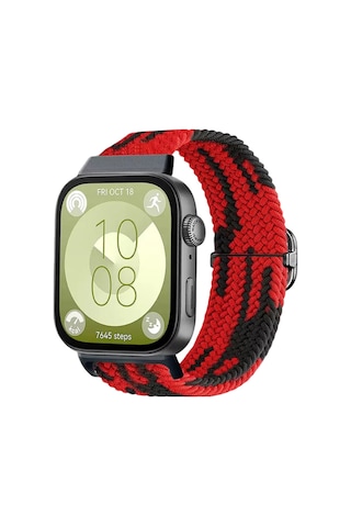 Huawei Watch Fit 4 / Fit 3 Uyumlu Star Silikon Kordon Dayanıklı Spor Saat Kayışı