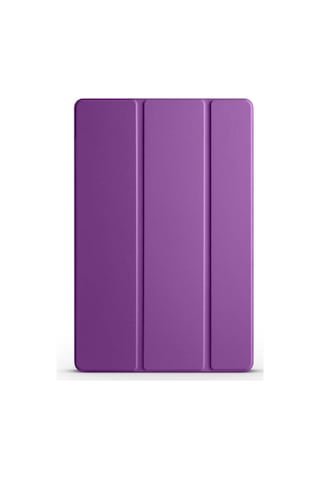 Galaxy Tab A9 Uyumlu Zore Smart Cover Standlı 1-1 Kılıf-mor Tablet Kılıfı
