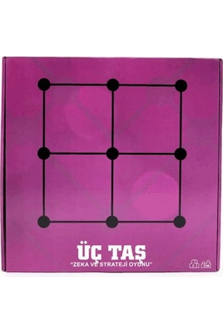 Büro Ev Ofis Çocuk Hediyesi İçin Zeka Oyunu Ahşap Üç Taş Oyunu