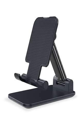 Ayarlanabilir Katlanabilir Masaüstü Telefon Ve Tablet Standı - Kaydırmaz Tabanlı Masa Üstü Tutucu