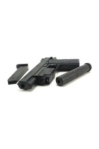 Lazerli Boncuk Atan Tabanca Susturuculu Boncuk Mermi Silah