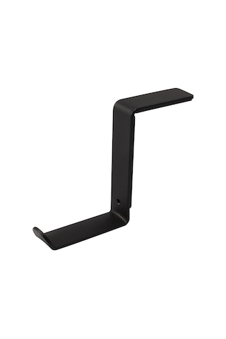 Sones 2 Adet Jd045 Bilgisayar Başlığı Kulaklık Askısı Çok İşlevli Metal Sergileme Rafı Siyah