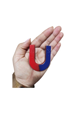 U Mıknatıs Dev Boy 6x5 Cm Boyunda Deney Mıknatısı - 1 Adet