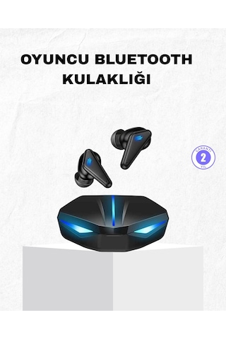Oyuncu Bluetooth Kulaklık Tam Kablosuz Stereo Led Işıklı Diğer