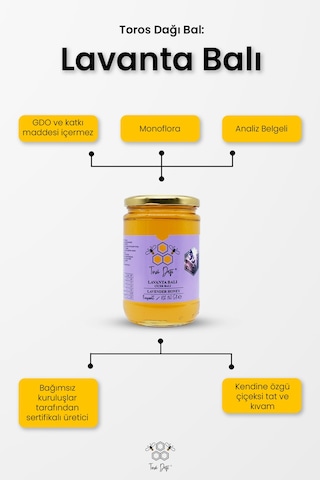 Toros Dağı Lavanta Balı 860 G