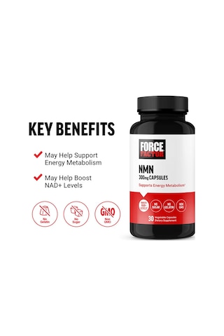 Force Factor, Nmn, 300 Mg , 30 Vegetable Caps