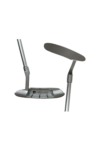 Rebuwo Kauçuk Saplı Golf Sopası Modüler Alüminyum Alaşımlı 86 Cm Golf Putter Gri