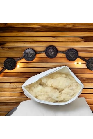 %100 Merinos Boncuk Kuzu Yünü Dolgulu Yastık 50 X 70 Cm Ebat 1000 Gr Orta Sertlik Koruyucu Hediyeli Beyaz