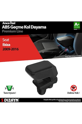 Seat Ibiza Kol Dayama Kolçak Geçmeli Abs Siyah 2009-2016 A+kalite