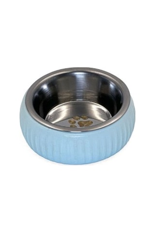 Mikopet Organik Seramik Mama Kabı Mavi