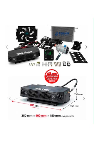 Gizli Elektrikli Klima Seti 12v