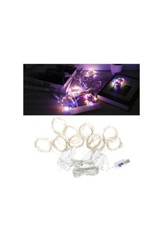 Shineyee 280 Led Renkli Bakır Tel Işıklı Süpürge, 8 Aydınlatma Modu, Usb Ve Uzaktan Kumandalı, Ev Dekorasyonu Işıklı Süpürge Diğer