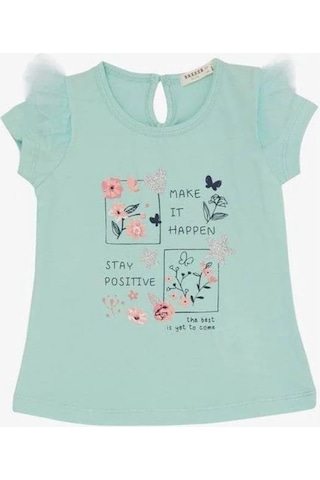Zekids Kız Çocuk Make İt Happen Taytlı Takım-14456 Mint