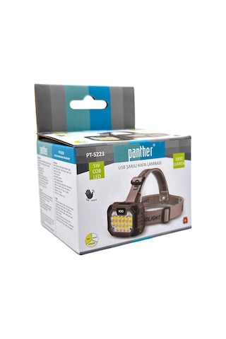 Panther Pt- 5223 Usb Şarjlı Kafa Lambası