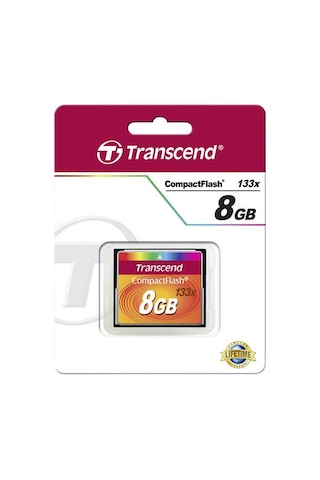 Transcend Standart 133x CompactFlash 8 GB CF Hafıza Kartı