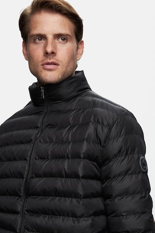 Ucla Northwın Siyah Fermuarlı Ve Cepli Polyester Standard Fit Erkek Mont - Siyah