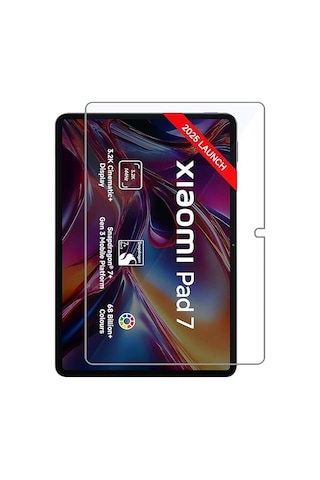 Xiaomi Mi Pad 7 11.2 Inç İle Uyumlu Tam Koruma Nano Esnek Tablet Kırılmaz Ekran Koruyucu