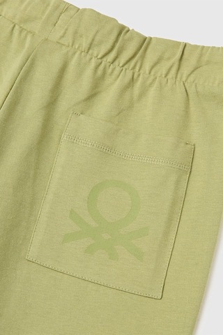 United Colors Of Benetton Erkek Çocuk Logo İşleme Detaylı Yan Cepli Bermuda Şort Haki 6-14 Yaş-2818