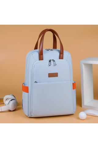 Su Geçirmez Kadın Sırt Çantası, Çok İşlevli, İşe Gidip Gelme, mavi