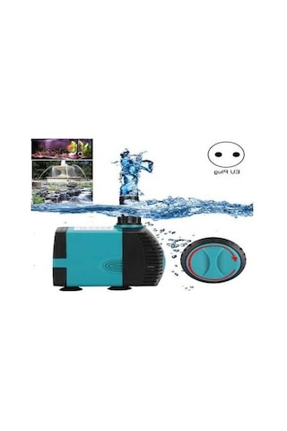 Tongxida Deniz Tankı Pompa, Akvaryum Sirkülasyon Cihazı, Mavi, Plasti K, Avrupa Standartı Derin Çekici